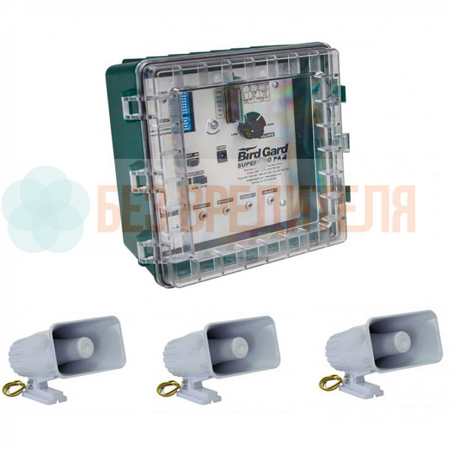 Отпугиватель птиц Bird Gard Super Pro PA-4 с тремя динамиками