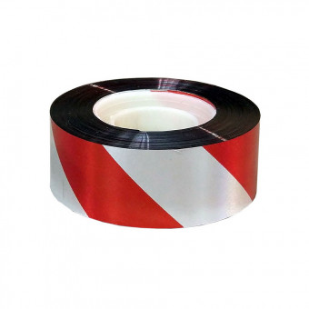 Лента для отпугивания птиц радужная с красным